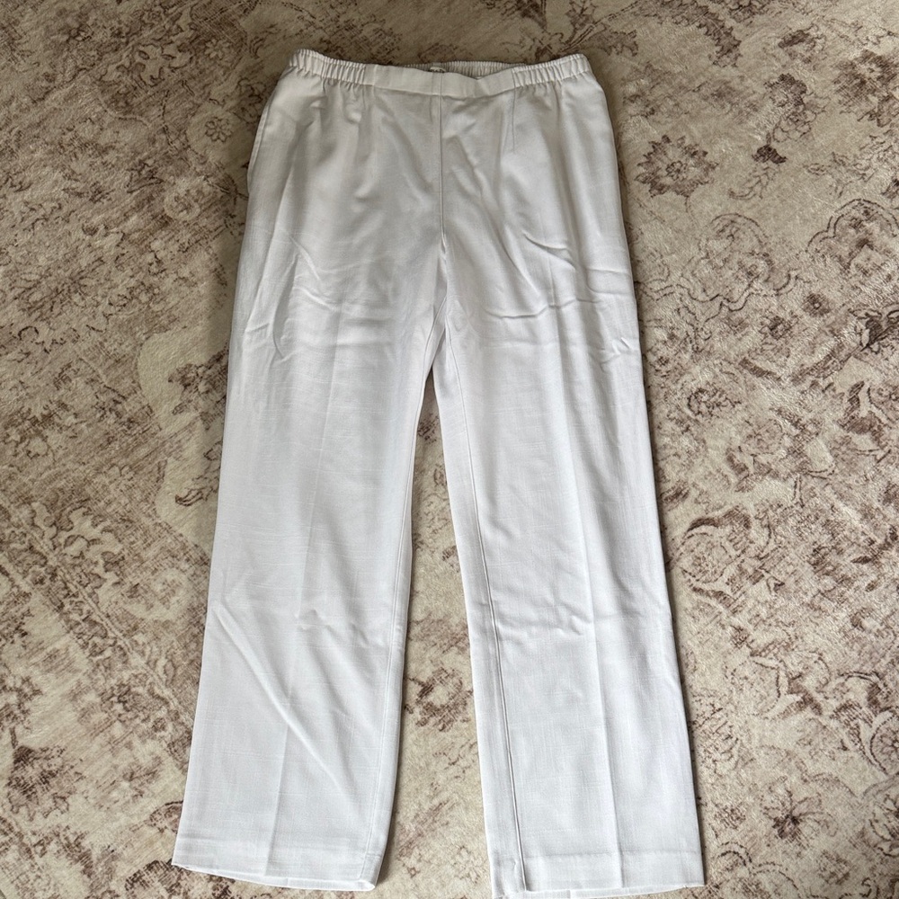 White Lined Pants